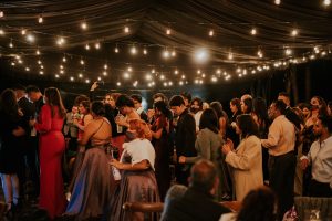 Wedding Guests in sustainable attire