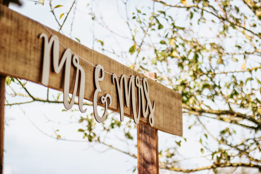 Eco-Friendly Wedding Signage Ideas