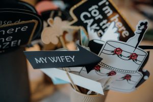 Selection of props to use for a Photo Booth
